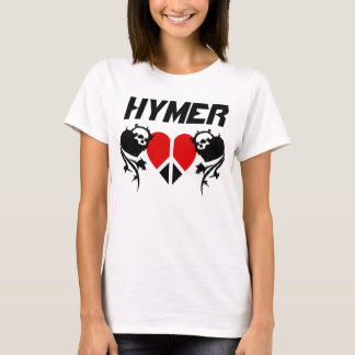 Hymer White Peace Backside T-Shirt