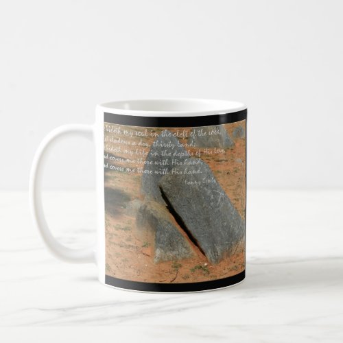 Hymn by Fannie Crosby He hideth my soul Coffee Mug