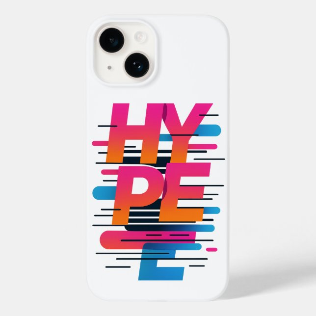 HYPE MODE – Retro Vapor Rush Case-Mate iPhone Case (Back)