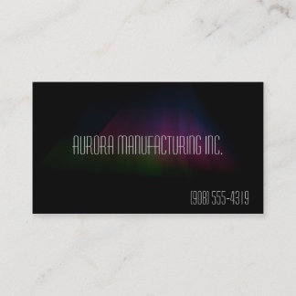 Hyper Black Collection: Dark Aurora Business Card