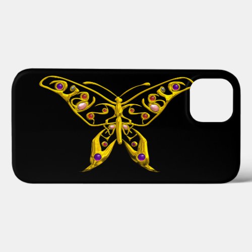 HYPER BUTTERFLY Black iPhone 13 Case