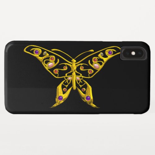 HYPER BUTTERFLY Black iPhone XS Max Case