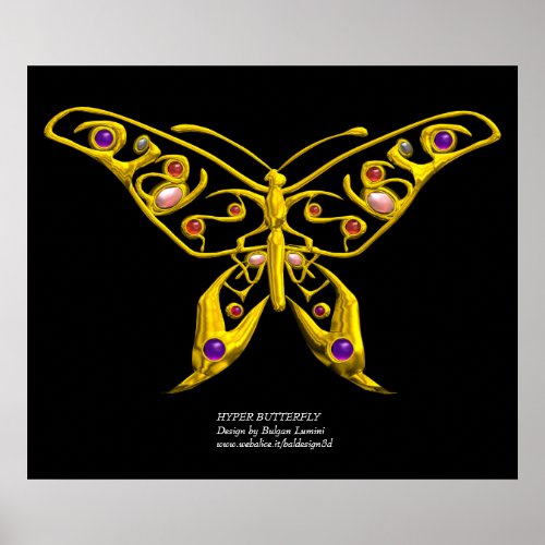 HYPER BUTTERFLYcolossal size Poster