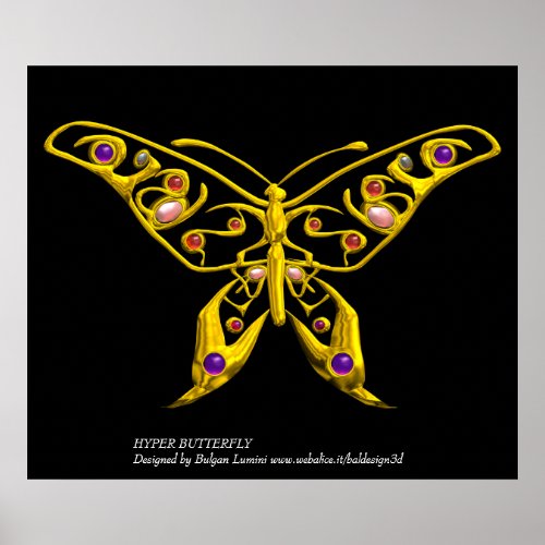 HYPER BUTTERFLY POSTER