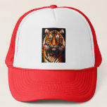 Hyper-Detailed Tiger Eyes Trucker Hat