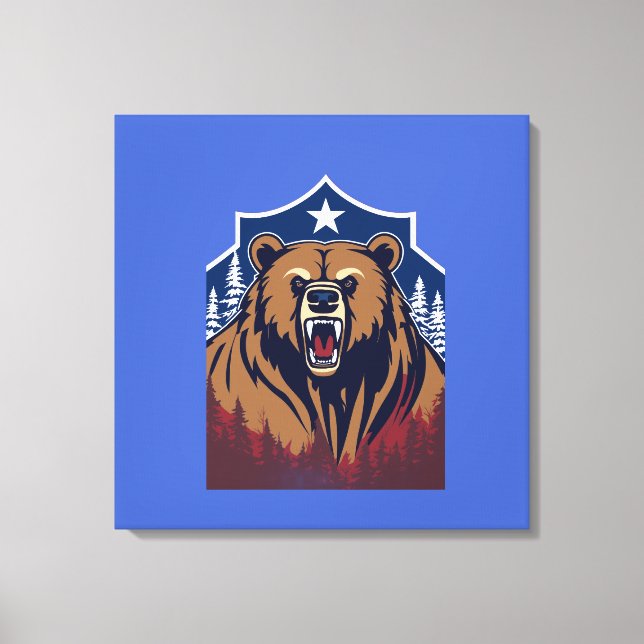Hyper Detailed Vector Illustration, Ultra Sharp Canvas Print (Front)