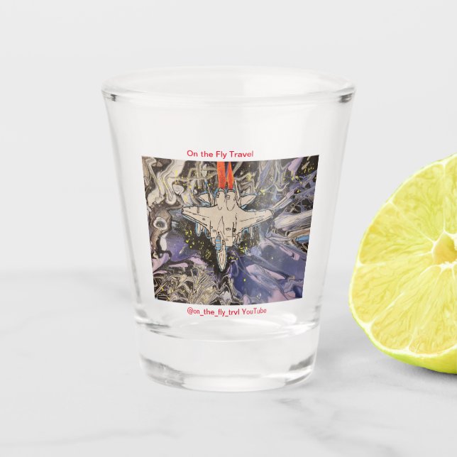 Hyper Fighter Shot Glass (Front)