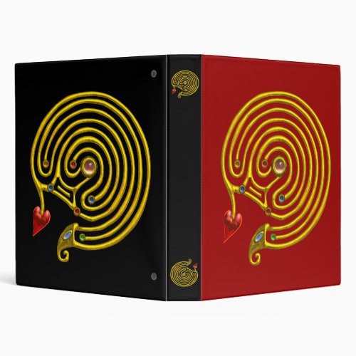 HYPER LABYRINTH black yellowred Binder