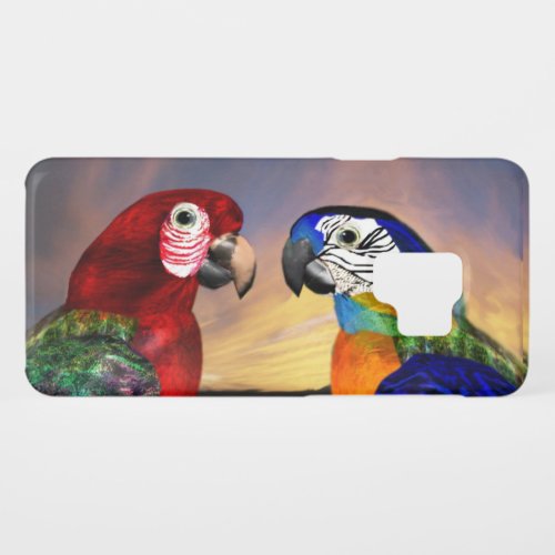 HYPER PARROTS RED AND BLUE ARA Case_Mate SAMSUNG GALAXY S9 CASE