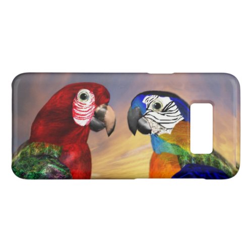 HYPER PARROTS RED AND BLUE ARA Case_Mate SAMSUNG GALAXY S8 CASE