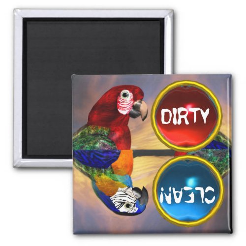 HYPER PARROTS RED AND BLUE ARA MAGNET