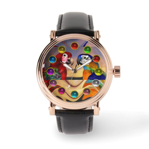 HYPER PARROTS REDBLUE ARA COLORFUL REFLECTIONS WATCH