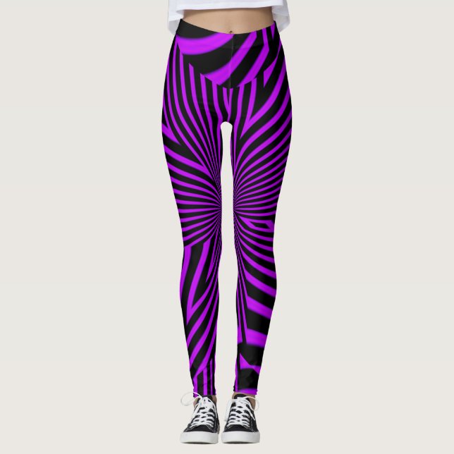 Hyper Purple Leggings (Front)