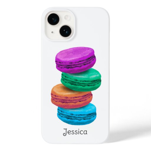 Hyper realistic drawing of French macarons cookies Case-Mate iPhone 14 Case
