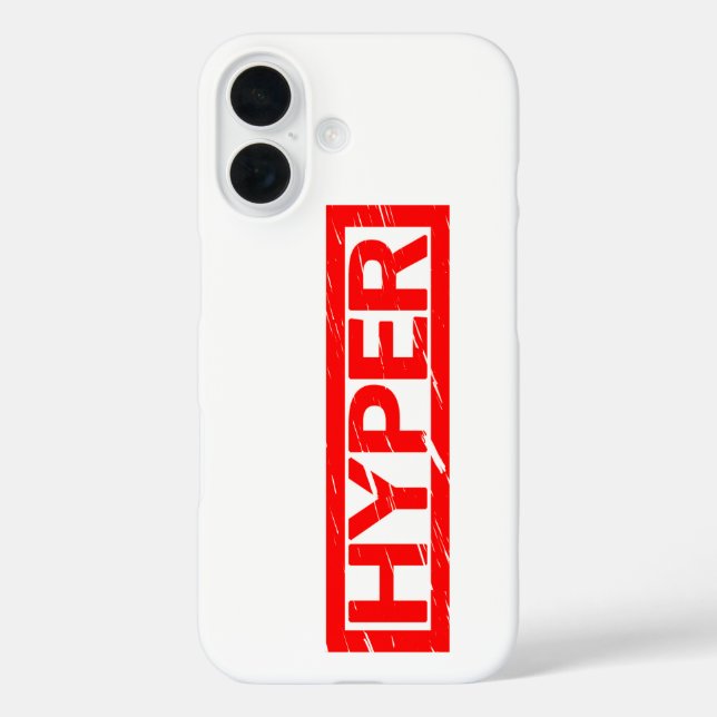 Hyper Stamp Case-Mate iPhone Case (Back)