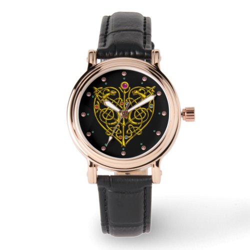 HYPER VALENTINEGOLD CELTIC KNOTS HEART Black Watch