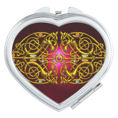 HYPER VALENTINE HEARTS Purple Vanity Mirror