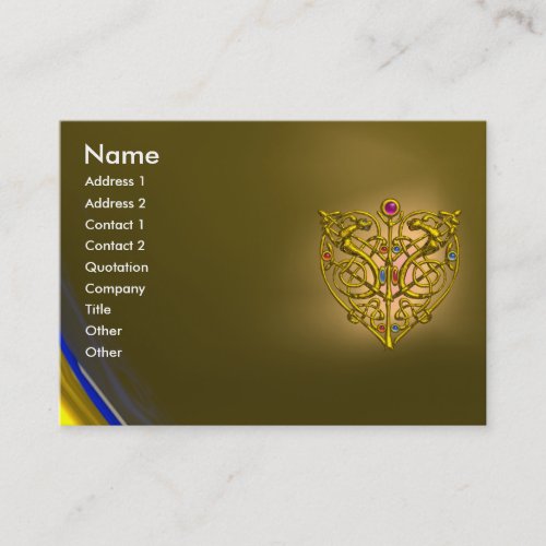 HYPER VALENTINE TOPAZ yellow Business Card