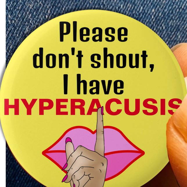 Hyperacusis be quiet silence noise button (Creator Uploaded)