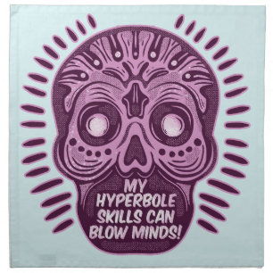 Hyperbole Funny ENGLISH LANGUAGE Cloth Napkin