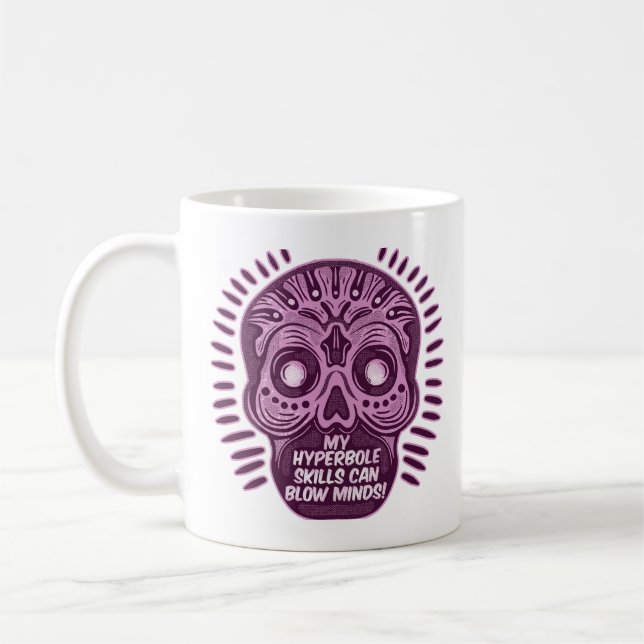 Hyperbole Funny ENGLISH LANGUAGE Coffee Mug (Left)