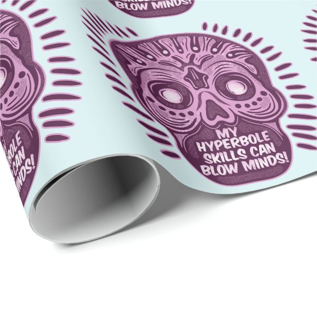 Hyperbole Funny ENGLISH LANGUAGE Wrapping Paper (Roll Corner)