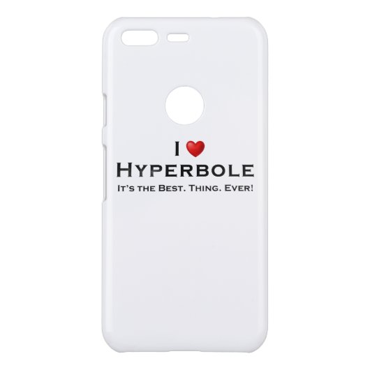 Hyperbole wordplay cellphone case (Back)