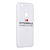 Hyperbole wordplay cellphone case (Back/Right)