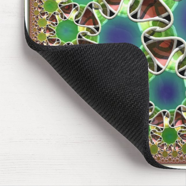 Hyperbolic Surface Knot Mouse Pad (Corner)