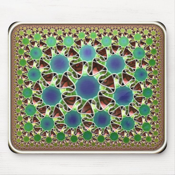 Hyperbolic Surface Knot Mouse Pad (Front)