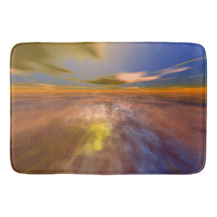 HYPERION WORLD, ALIEN SEASCAPE SKY ,CLOUDS Sci-Fi Bath Mat