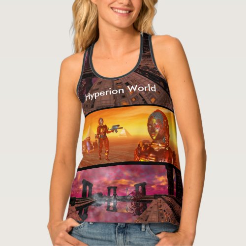 HYPERION WORLD SCIENCE FICTION Scifi Tank Top