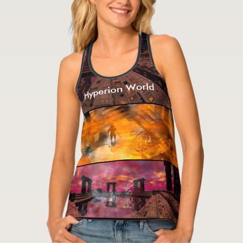 HYPERION WORLD SCIENCE FICTION Scifi Tank Top