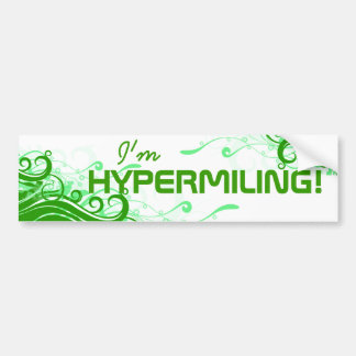 Hypermiling Bumper Sticker