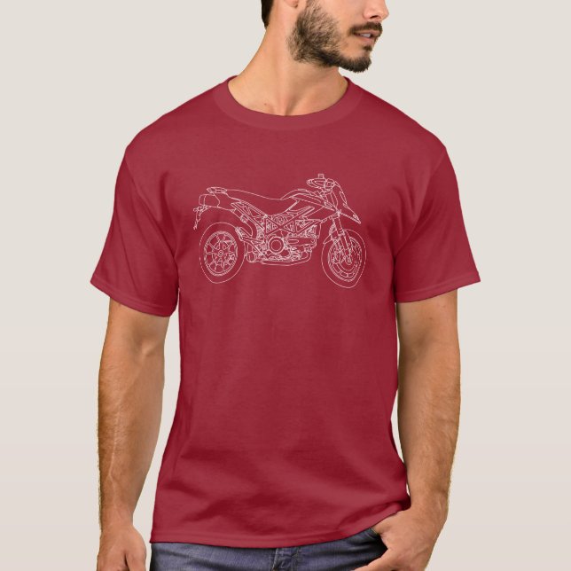 HYPERMOTARD Dark T-Shirt (Front)