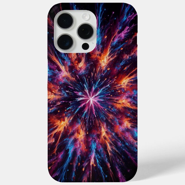 Hypernova Camo, Glowing Camouflage, Starburst Case-Mate iPhone Case (Back)