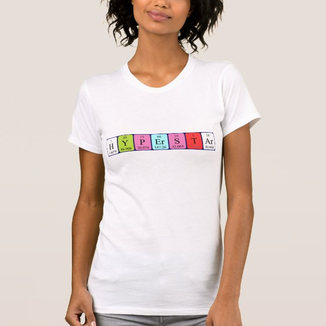 Hyperstar periodic table name shirt (Front)