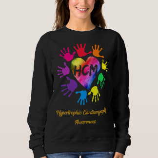 Hypertrophic Cardiomyopathy Awareness Hands Sweatshirt