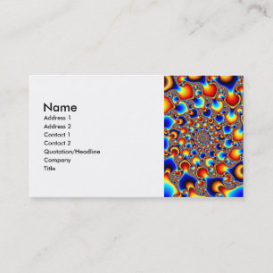 Hypn0sis - Fractal Art Business Card