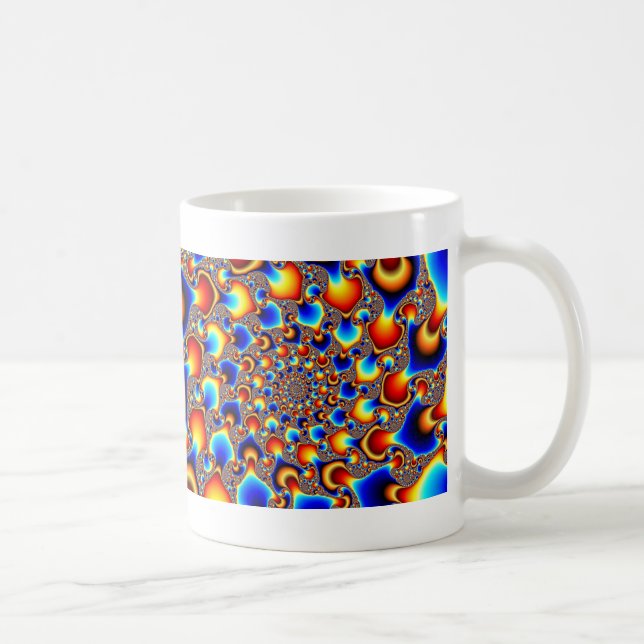 Hypn0sis - Fractal Art Coffee Mug (Right)