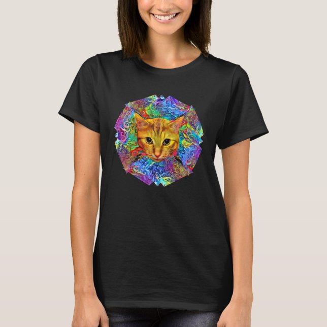 Hypno cat T-Shirt (Front)