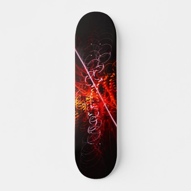Hypno Flames: Skateboard Deck (Front)