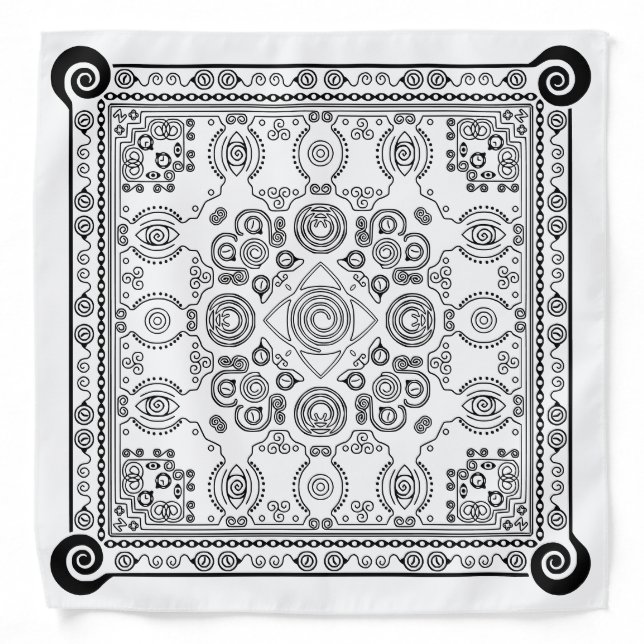 Hypno Hanky, Hypnosis Flagging Bandana ! (Front)