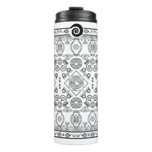 Hypno Spiral Bandana Thermal Travel Tumbler