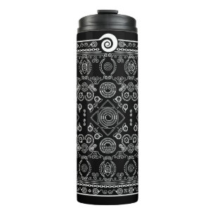 Hypno Spiral Bandana Thermal Travel Tumbler