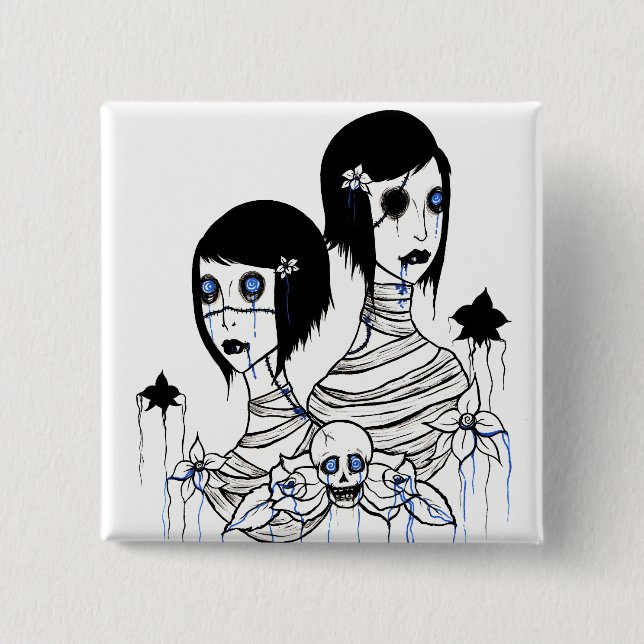 Hypnobloodflowers I Button (Front)