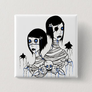 Hypnobloodflowers I Button