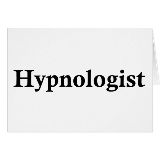 Hypnologist Cards (Front Horizontal)