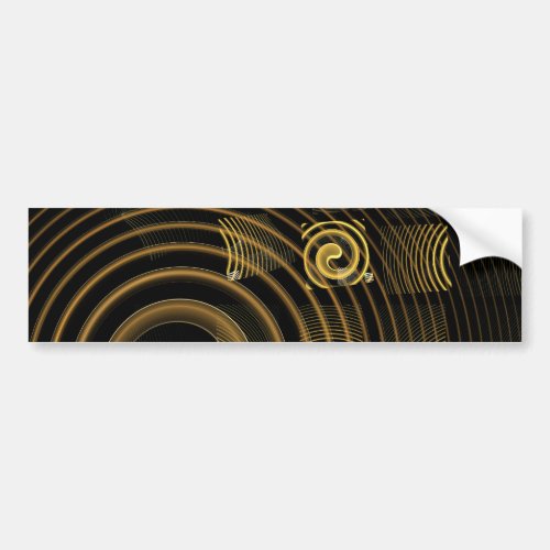 Hypnosis  Abstract Art Bumper Sticker