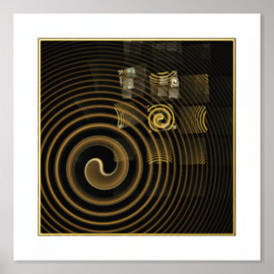 Hypnosis Abstract Art Foil Prints